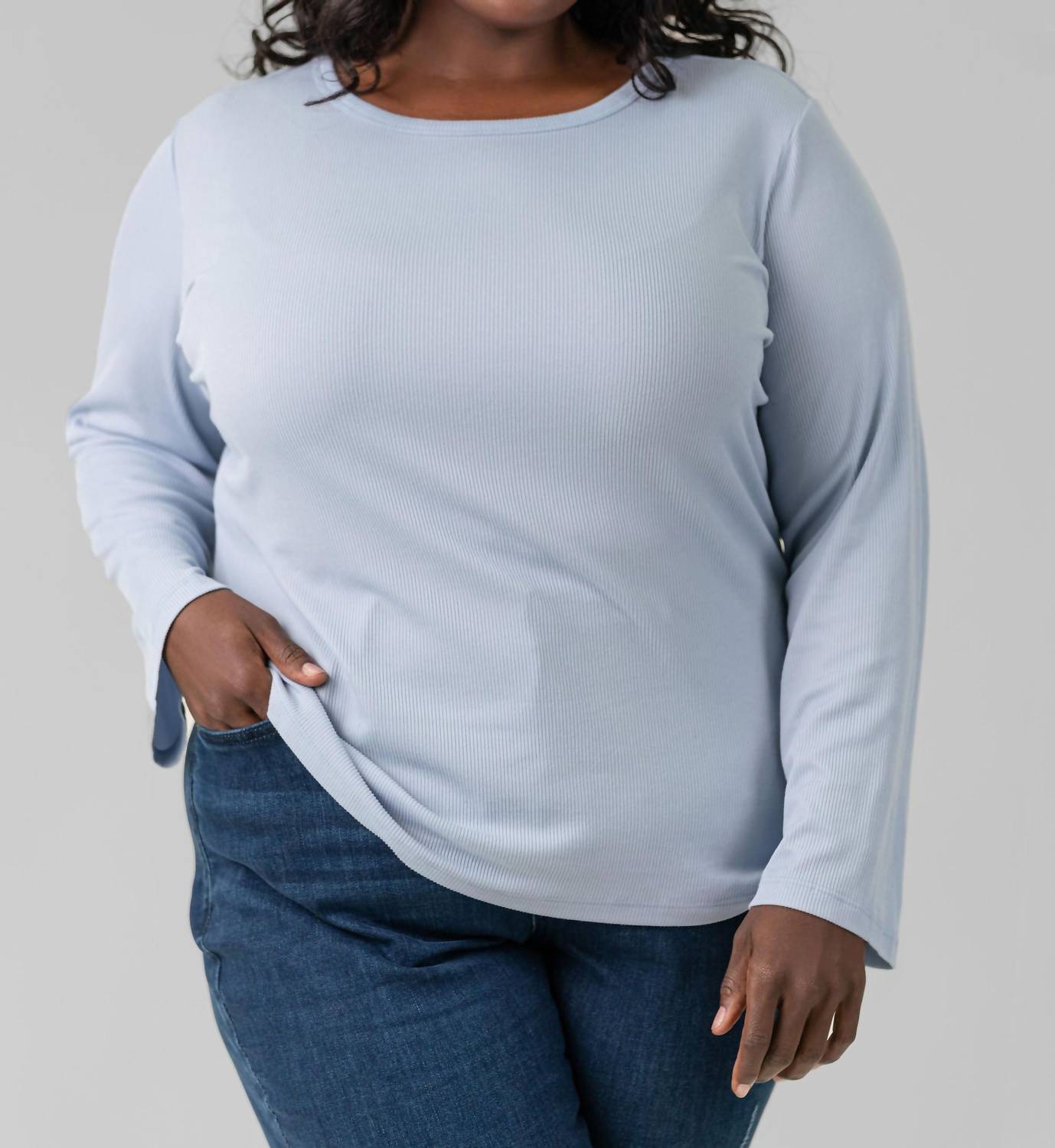 

Марс Лонг Слив Крю Нек Топ - Плюс в гортензии Capsule 121, Hydrangea