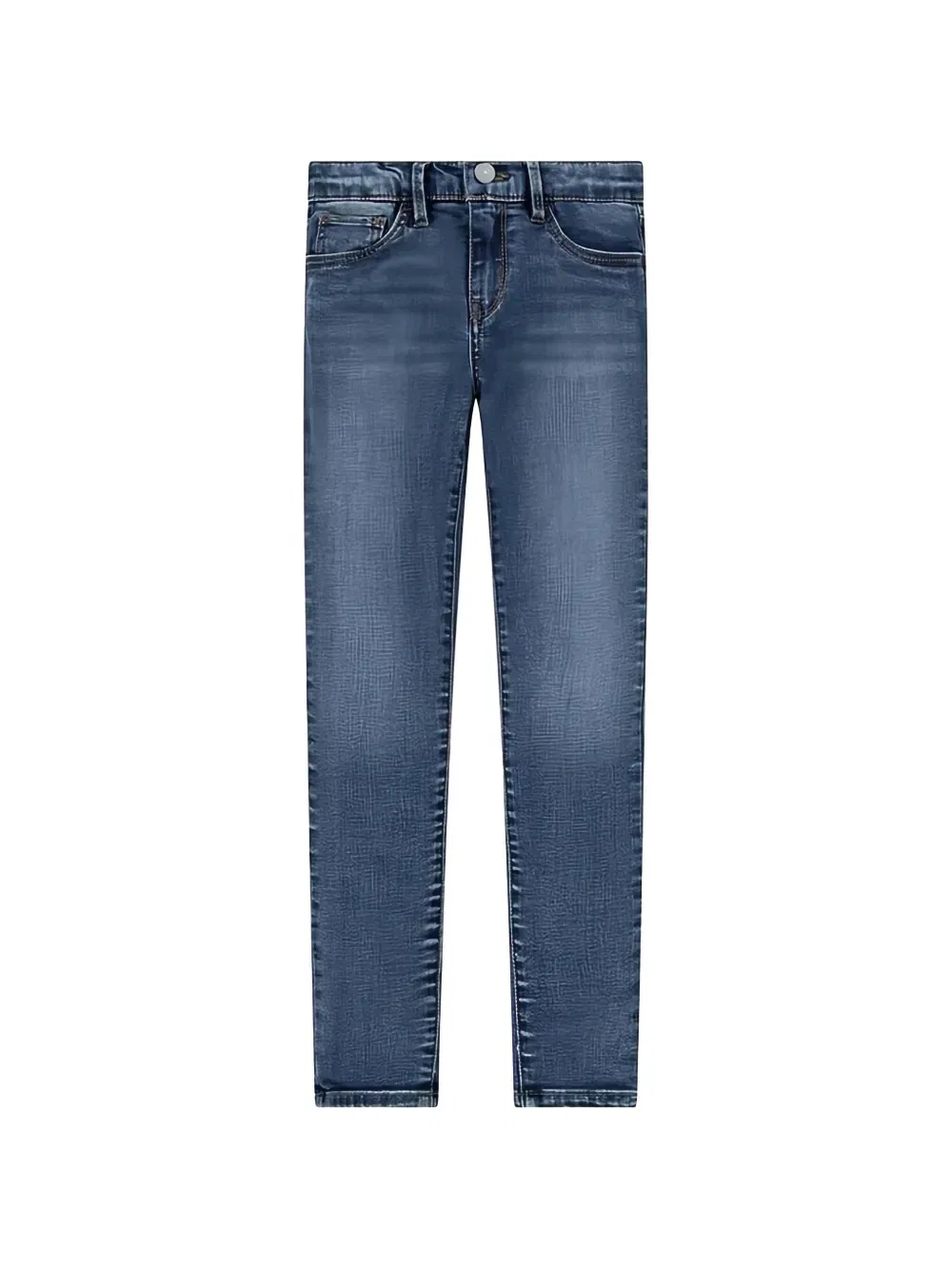 Джинсы из денима 710 Super Skinny Levi's kids, синий