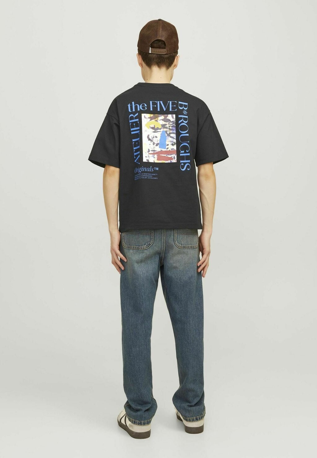 

Футболка JORBROOKLYN GRAPHIC BACK TEE Jack & Jones, черный