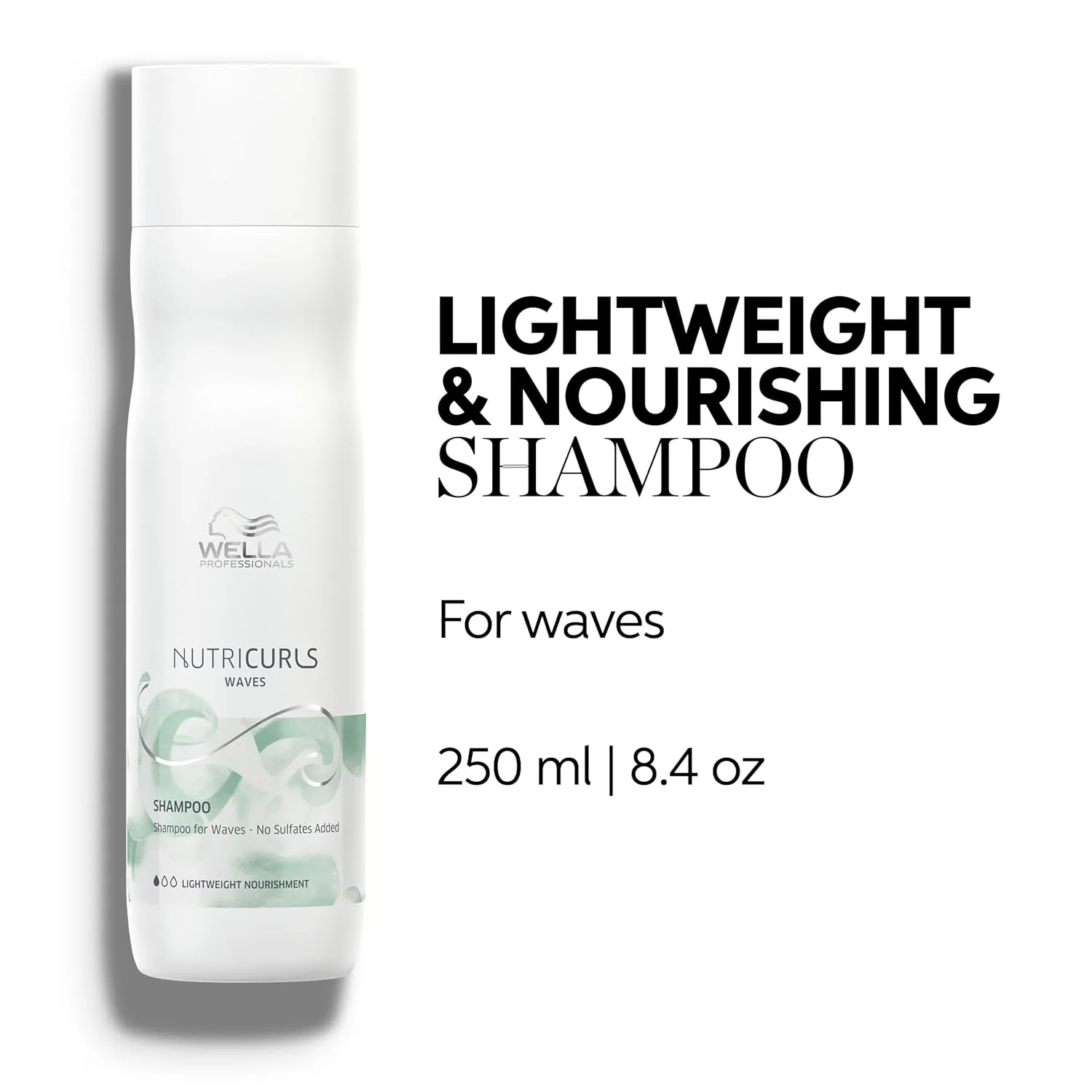 Шампунь WELLA PROFESSIONALS Nutricurls для создания волнистых волос. Формула с питательным комплексом Nourish-In. Питает и формирует волосы. Не содержит сульфатов. 248 мл (.) — фото 2