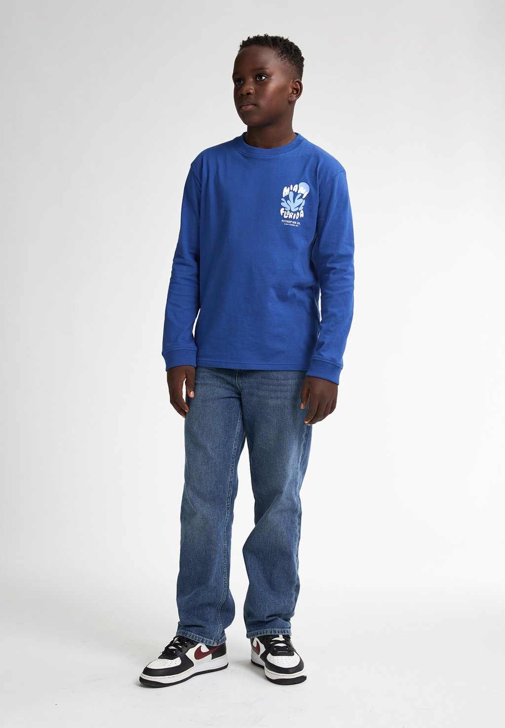 

Футболка с длинным рукавом BACKPRINT LONG-SLEEVED TROPICALIA Petrol Industries, цвет Imperial Blue