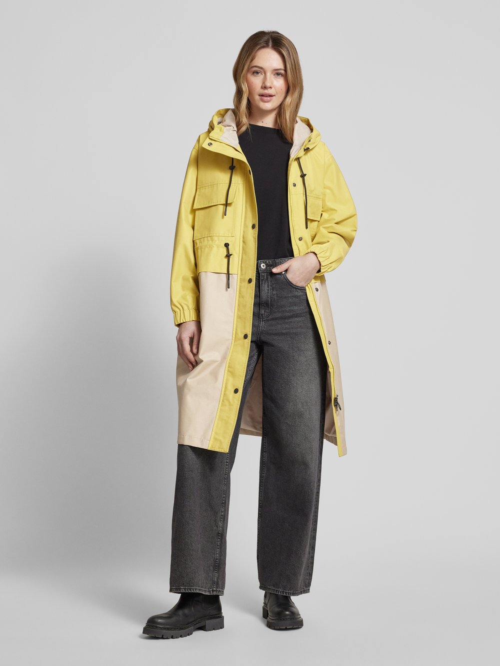 

Парка с завязкой на талии, модель «EVIE» Barbour, песочный