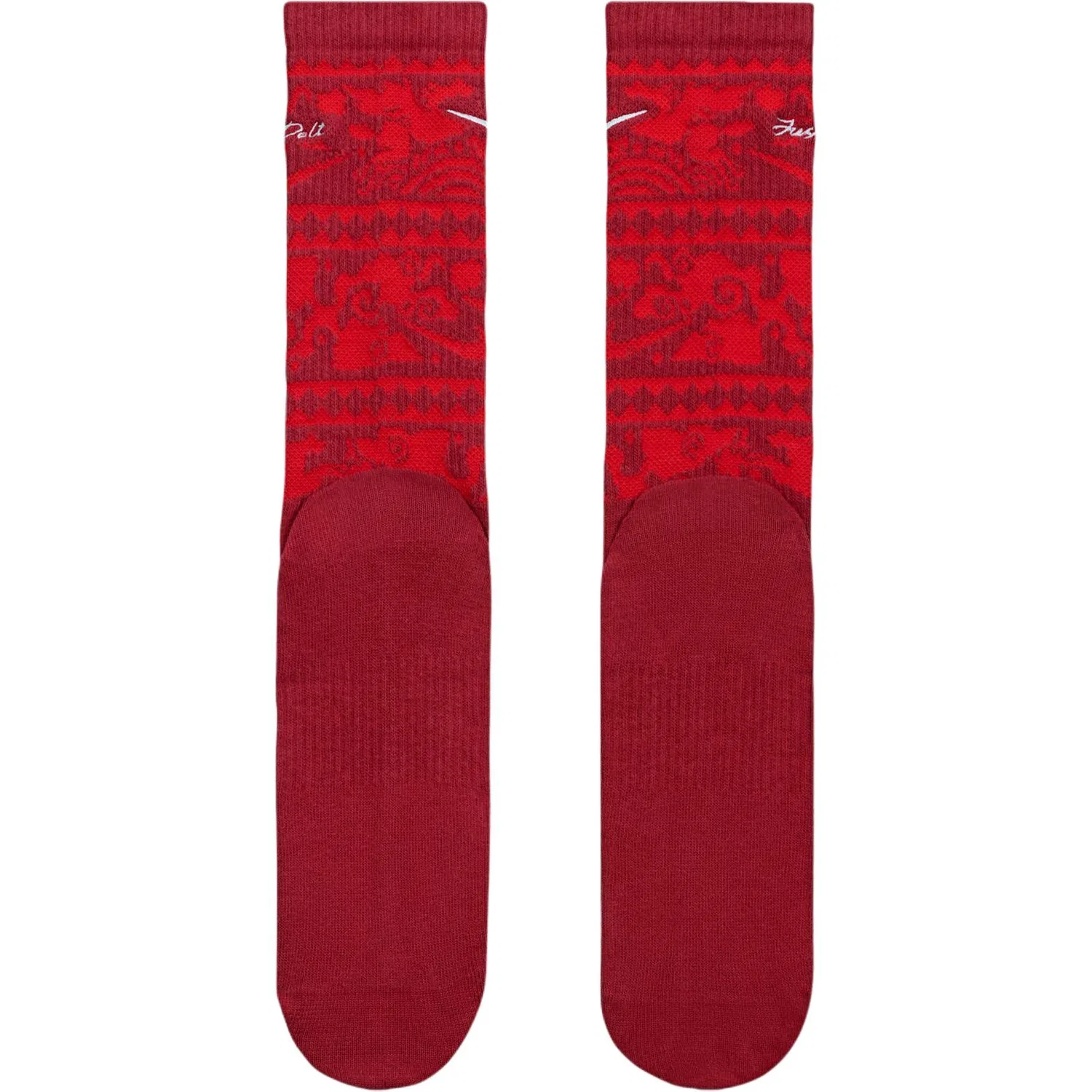 Носки Nike Everyday Plus Lunar New Year с амортизацией, красные — фото 2