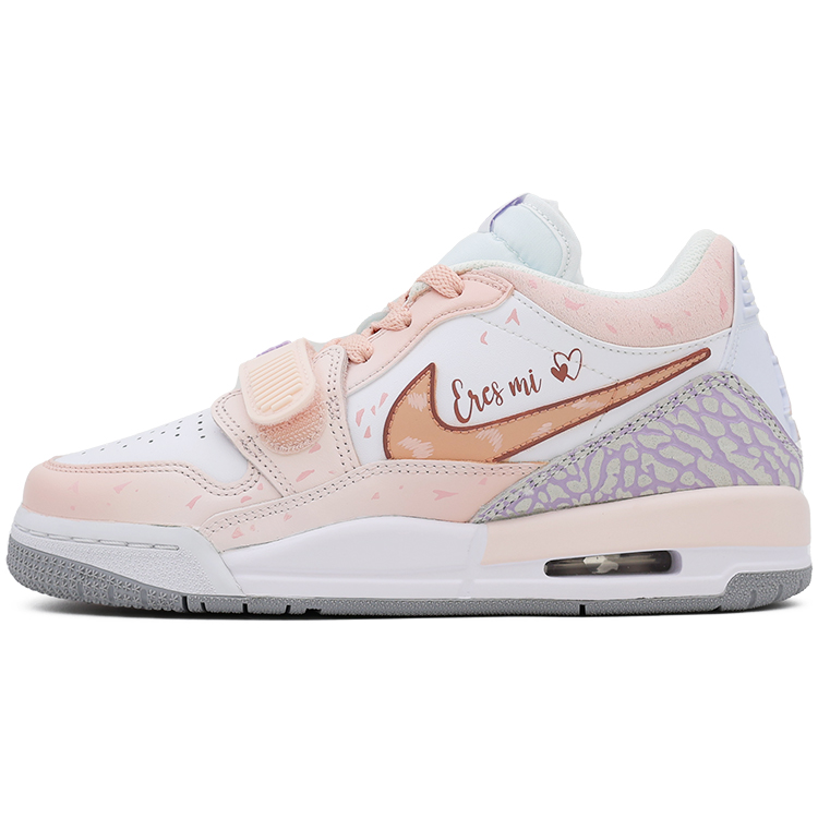 

Кроссовки Jordan Legacy 312 Vintage Basketball Shoes Women's Low-top White/pink, фиолетовый