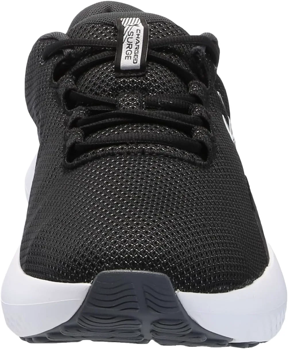 Мужские кроссовки Under Armour Charged Surge 4, черно-белый — фото 2