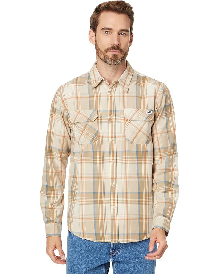 

Футболка Salty Crew Daybreak Long Sleeve Flannel, цвет Sandstone