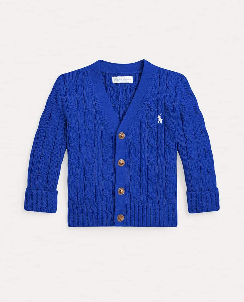 

Кардиган для мальчика на пуговицах Polo Ralph Lauren, синий