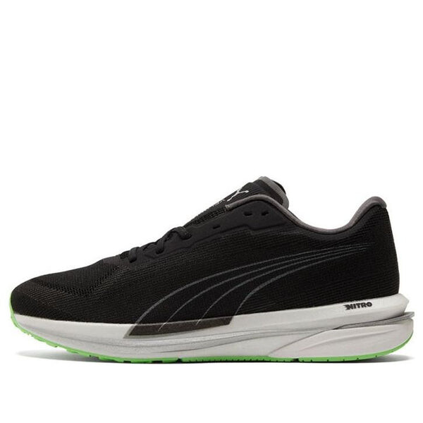 

Кроссовки velocity nitro low-running shoes green/black Puma, зеленый