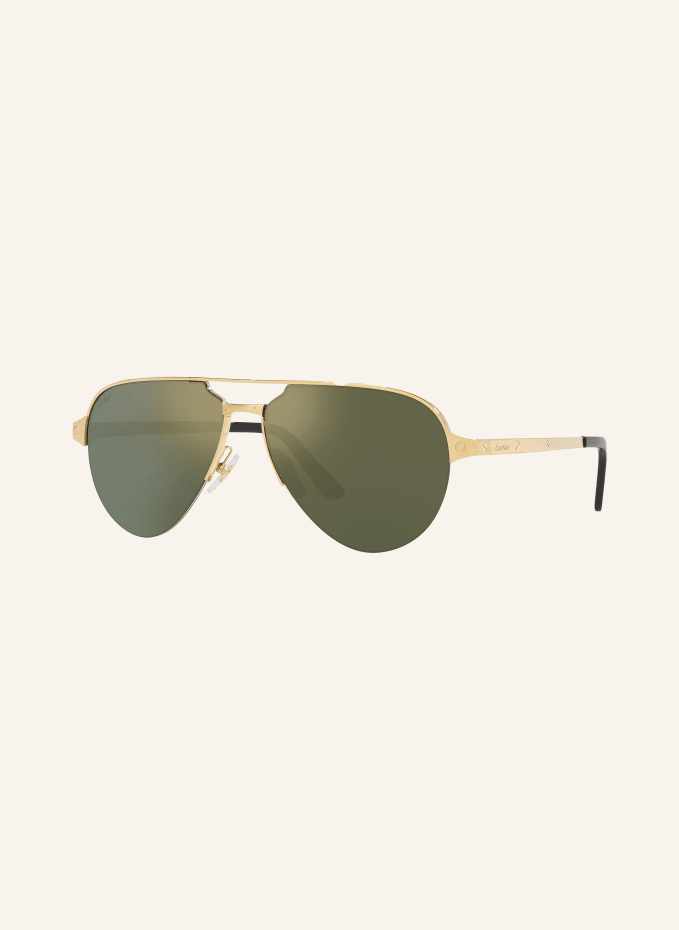

Солнцезащитные очки ct0386s Cartier, желтый