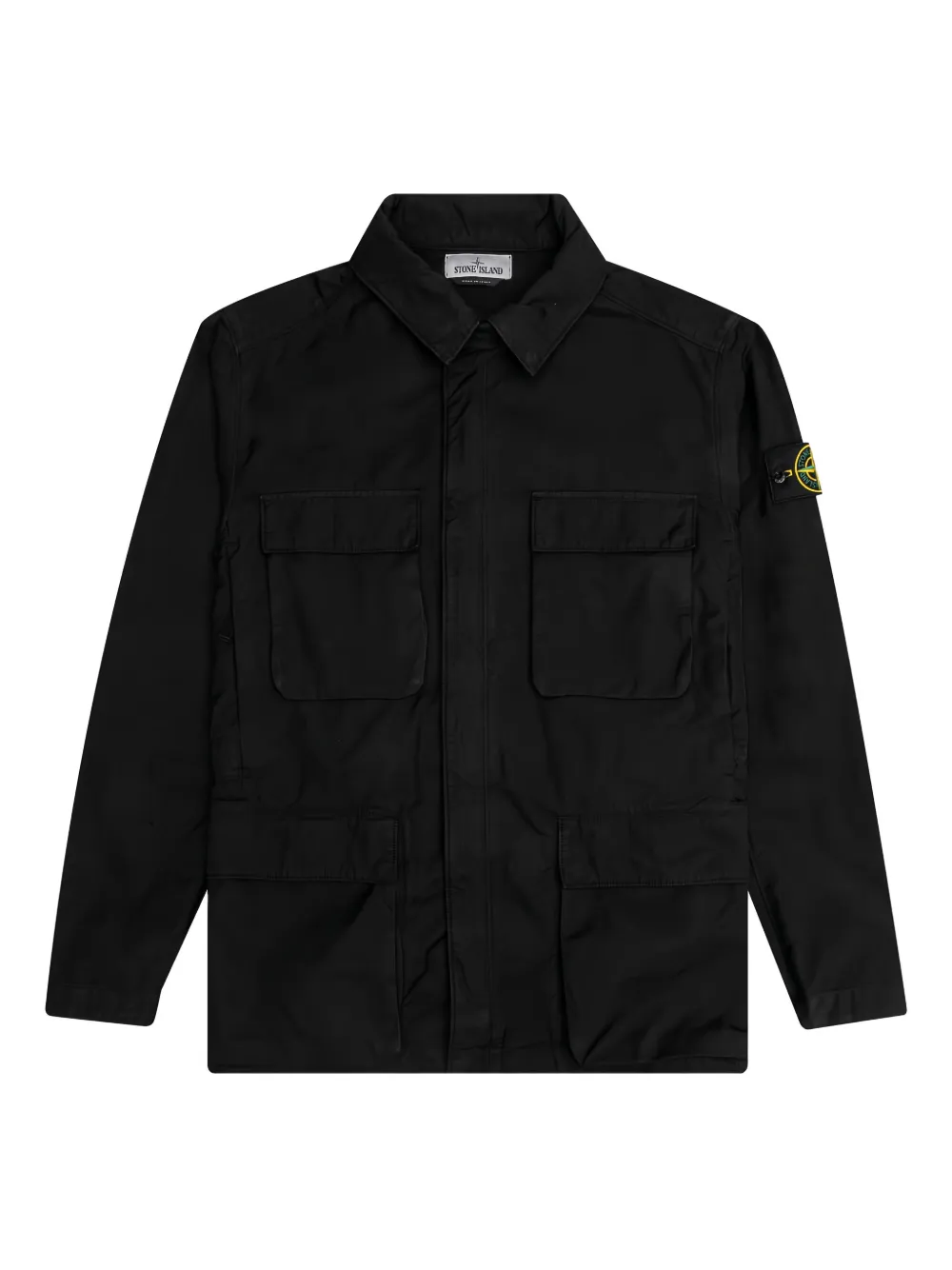 

Куртка с клапанами и значком компаса Stone Island, черный