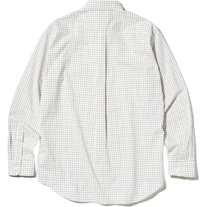Рубашка мужская молочно-белая Uniqlo, слоновая кость — фото 2