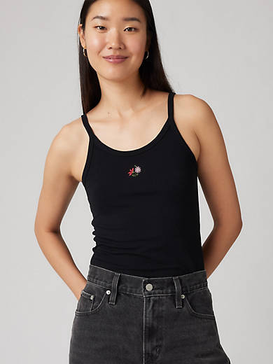 

Графическая майка Molly Levi's, цвет Tank Mini Flower - Black