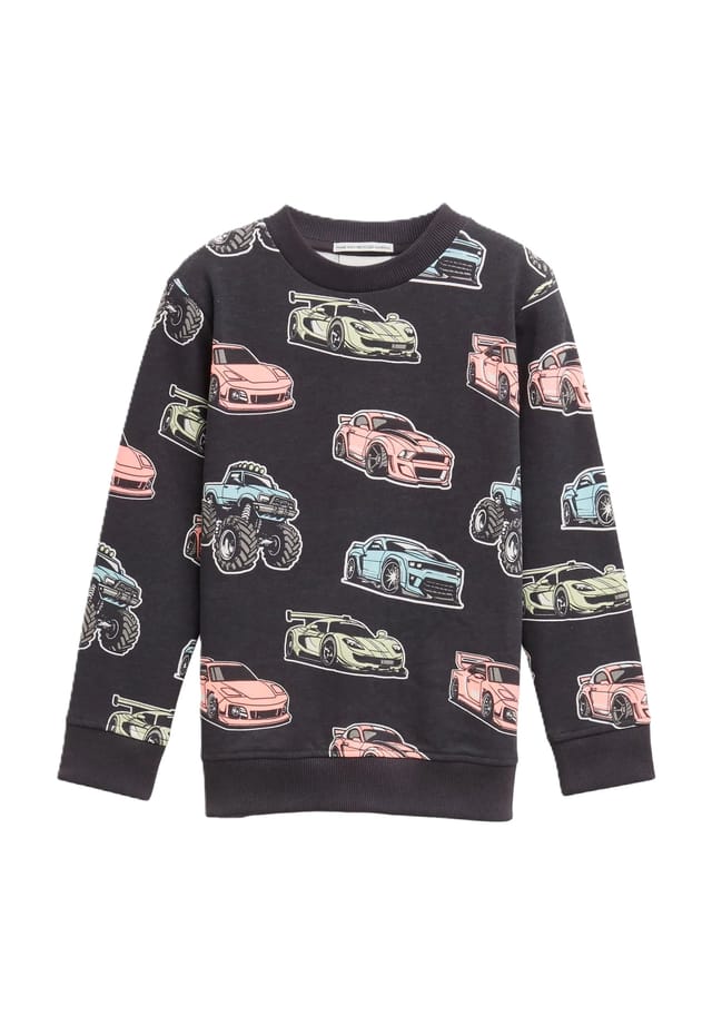 

Детская толстовка с ребристыми манжетами Tom Tailor, цвет 37796 colorful da