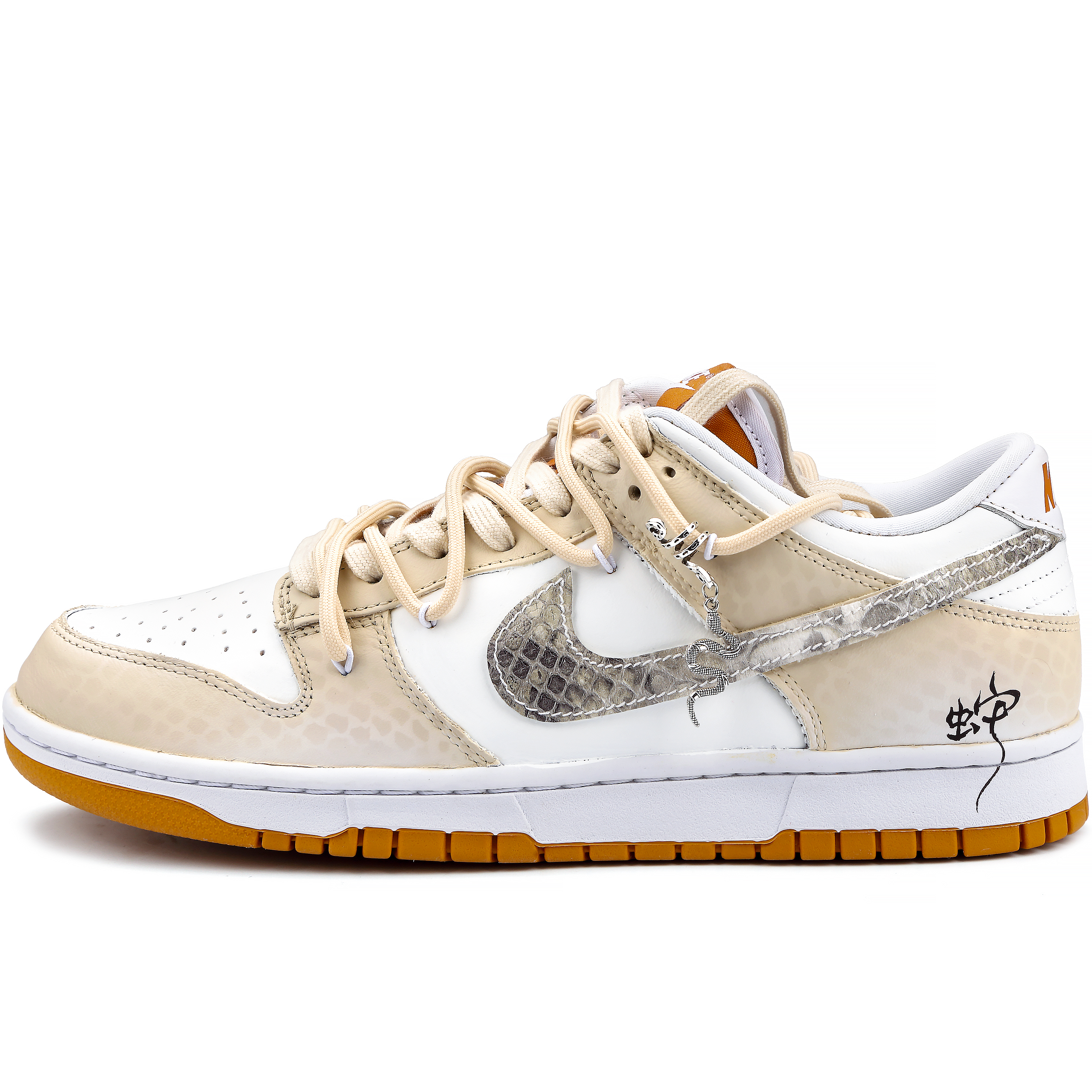 

Nike Кроссовки для скейтбординга Dunk Golden Scale Journey, износостойкие, антискользящие, низкие, мужские, цвета экрю