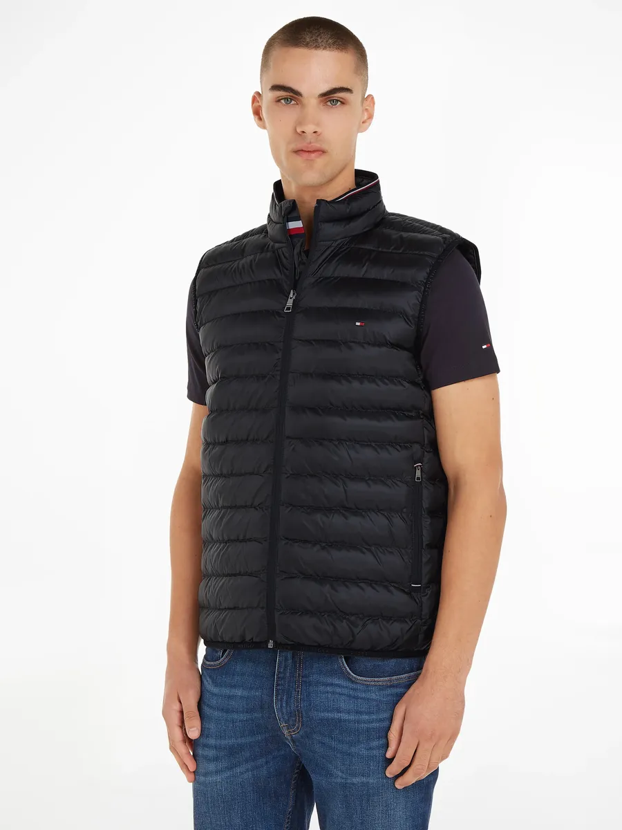 

Стеганый жилет Tommy Hilfiger "Core Packable Down Vest", черный