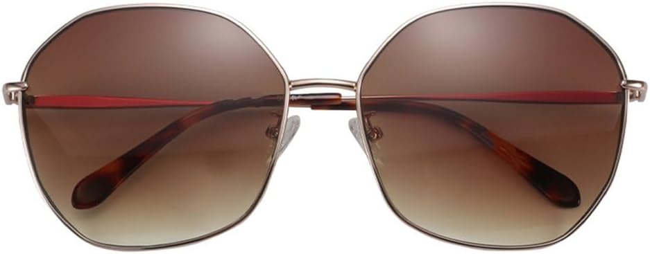 

Солнцезащитные очки «кошачий глаз» из сплава для женщин, увеличенные солнцезащитные очки с градиентными линзами в форме бабочки, защита от УФ-излучения UV400, очки для вождения KTUCN, 01 Brown