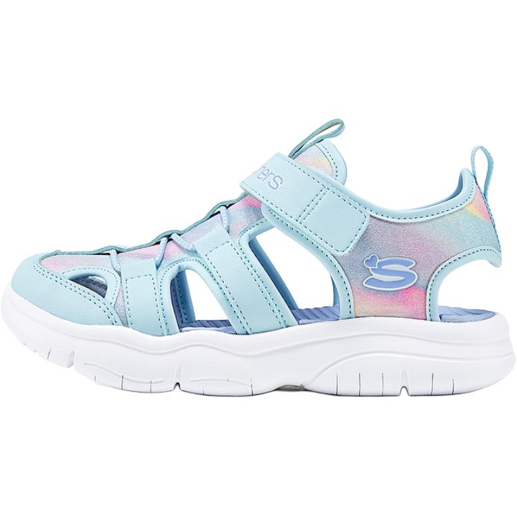 

Skechers Kids Детские сандалии SKECHERS GIRLS с низким верхом, устойчивые к истиранию и скольжению, светло-голубые/разноцветные