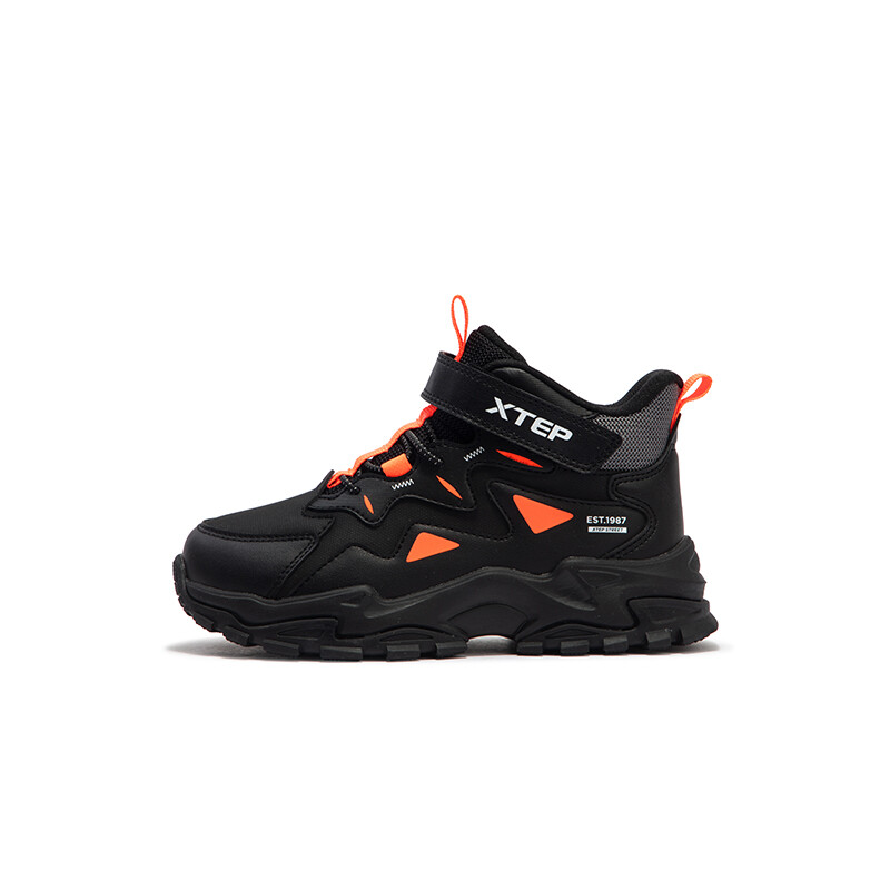 

Кроссовки XTEP Kids Lifestyle Shoes PS Mid-top Black/bright Red Orange, черный/красный