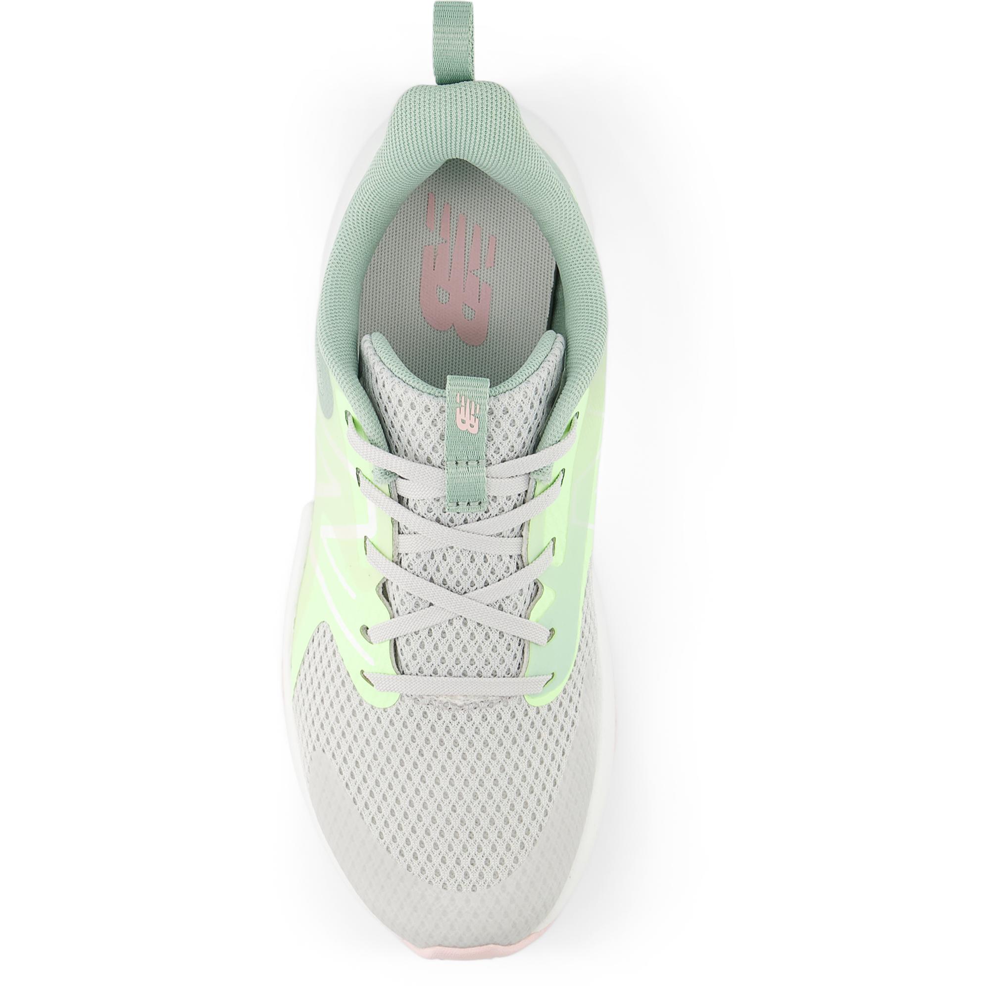 Детские кроссовки Rave Run v2 New Balance, Grey Matter/Mint Flash/Mosaic Green — фото 4