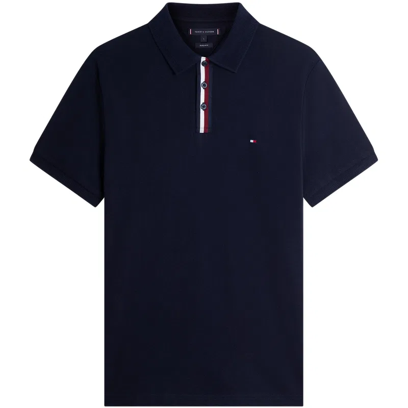 Поло мужское Tommy Hilfiger темно-синее