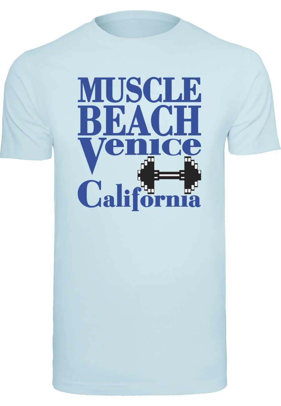 

Рубашка Mister Tee Venice Beach, темно-синий/светло-синий