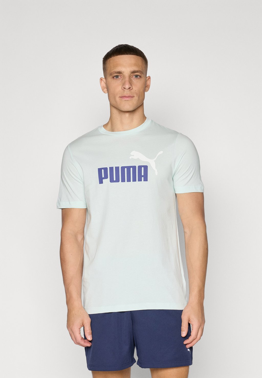 

Футболка с принтом COLOR LOGO TEE Puma, синий