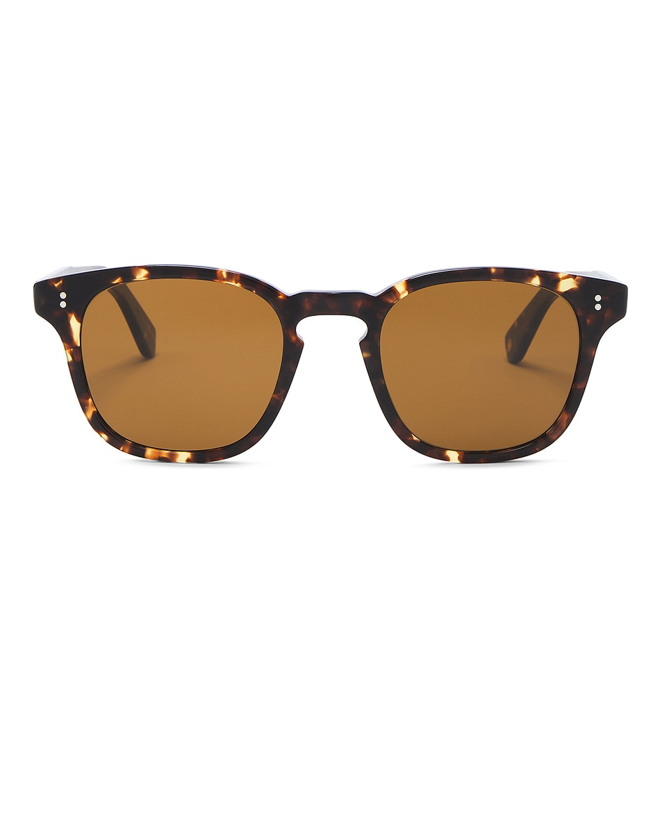 

Солнцезащитные очки Ace II Sun Garrett Leight, Agate Tortoise & Semi-flat Pure Coffee