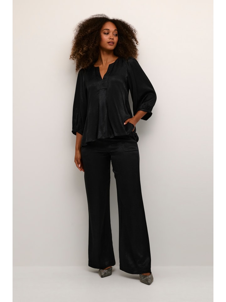 

Блузка DarlingKB А-силуэта с короткими рукавами в цвете Метеорит Karen By Simonsen