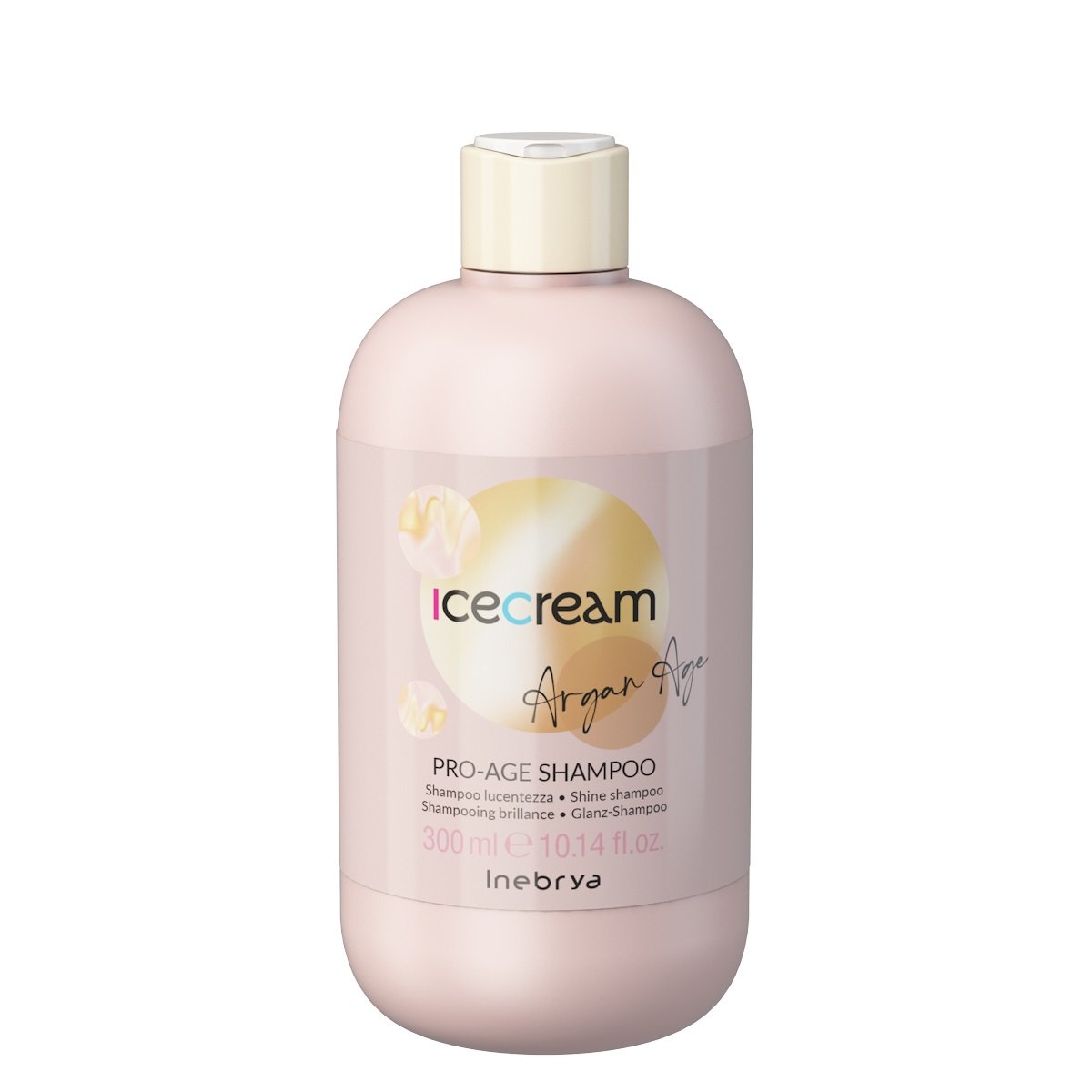 

Inebrya, Ice Cream Argan Age, Шампунь для сияния с аргановым маслом, 300 мл