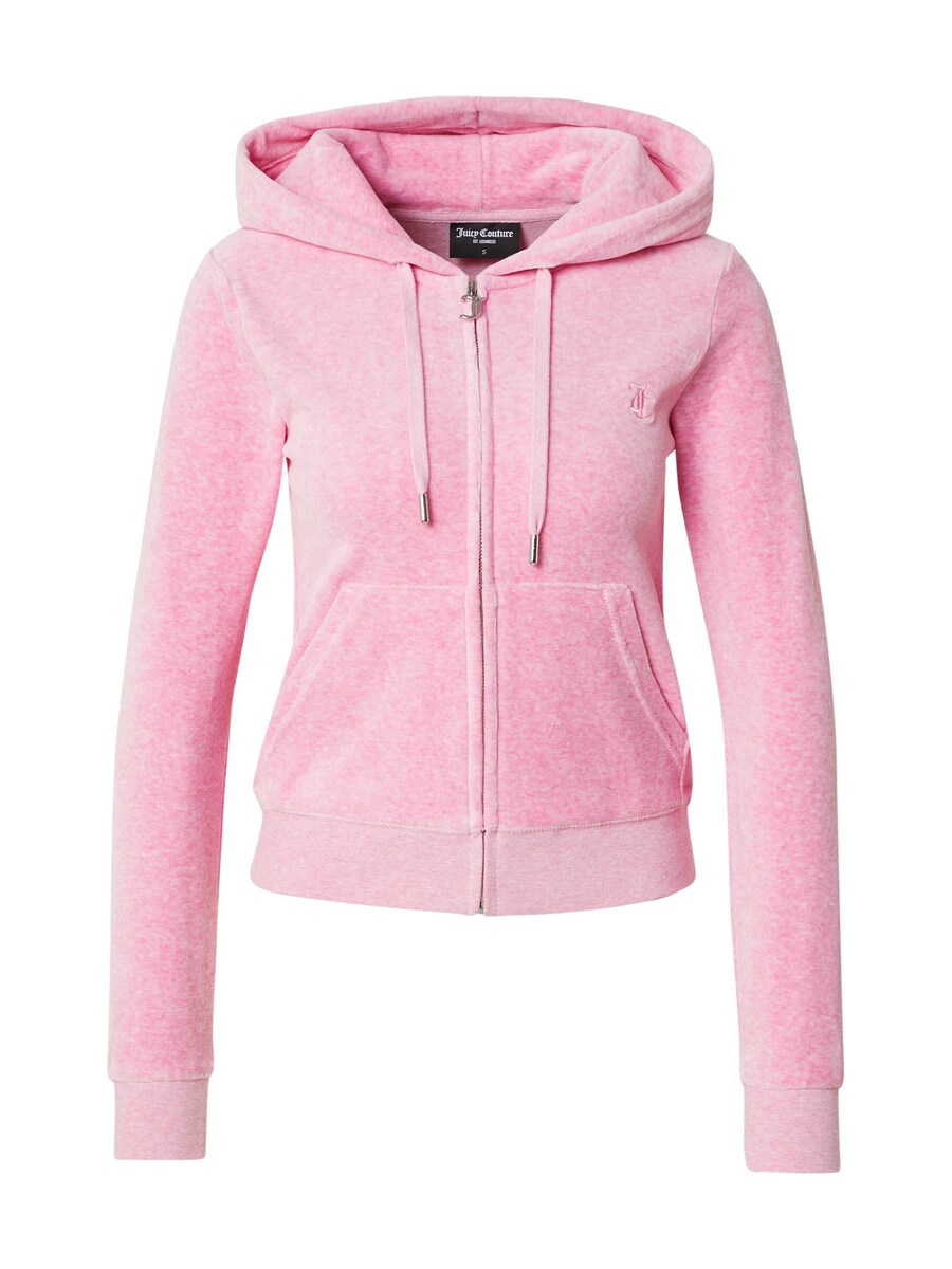 

Толстовка с капюшоном на молнии Juicy Couture, цвет mottled pink