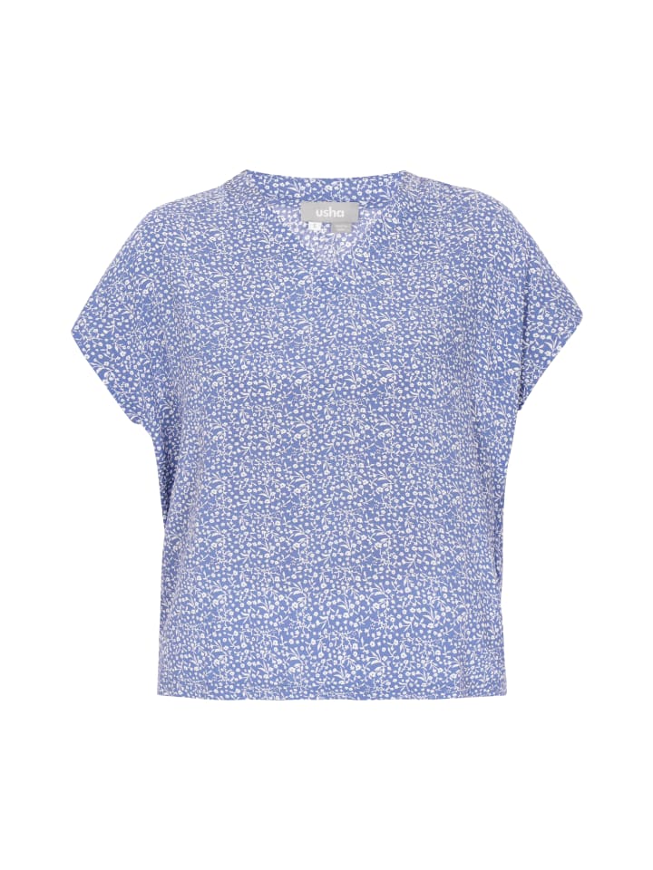 

Блузка Usha, цвет blue white