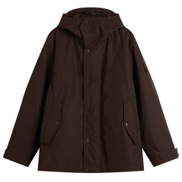 

Парка Ghost из хлопчатобумажной ткани, защищающая от непогоды Stone Island, темно-коричневый