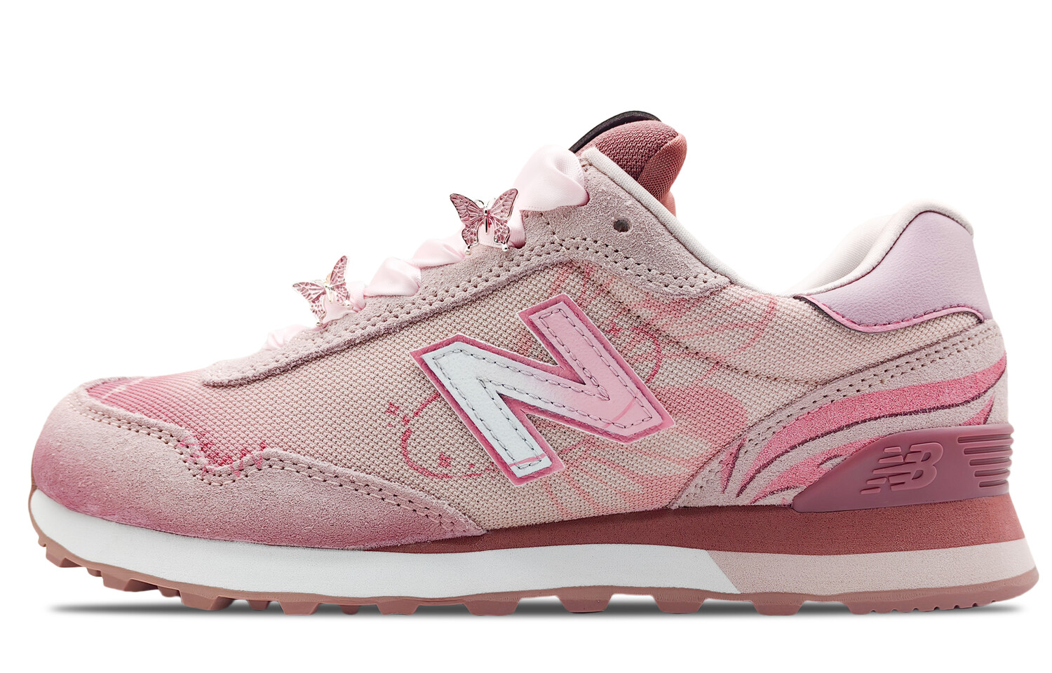 

Кроссовки женские NB 515 с низким верхом розового цвета New Balance