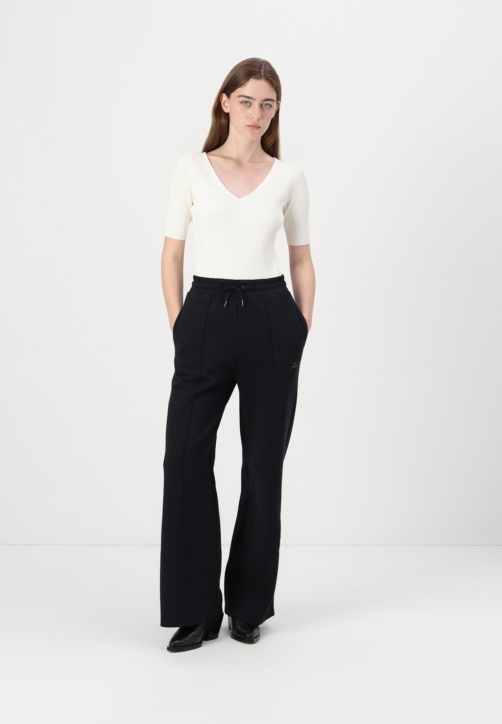 

Спортивные брюки WIDE LEG SWEATPANTS KARL LAGERFELD, черный