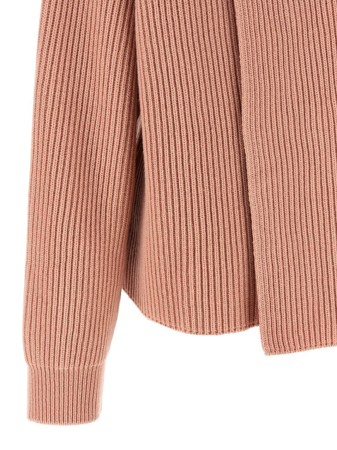 Свитер с круглым вырезом JIL SANDER, розовый — фото 4