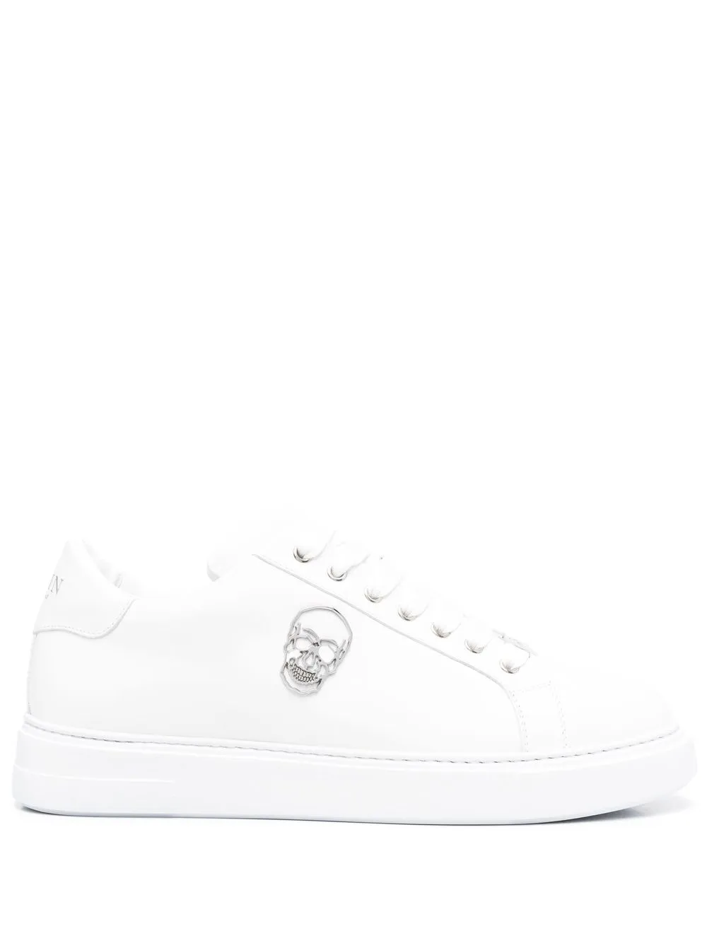 

Кроссовки с декором Skull Philipp Plein, белый