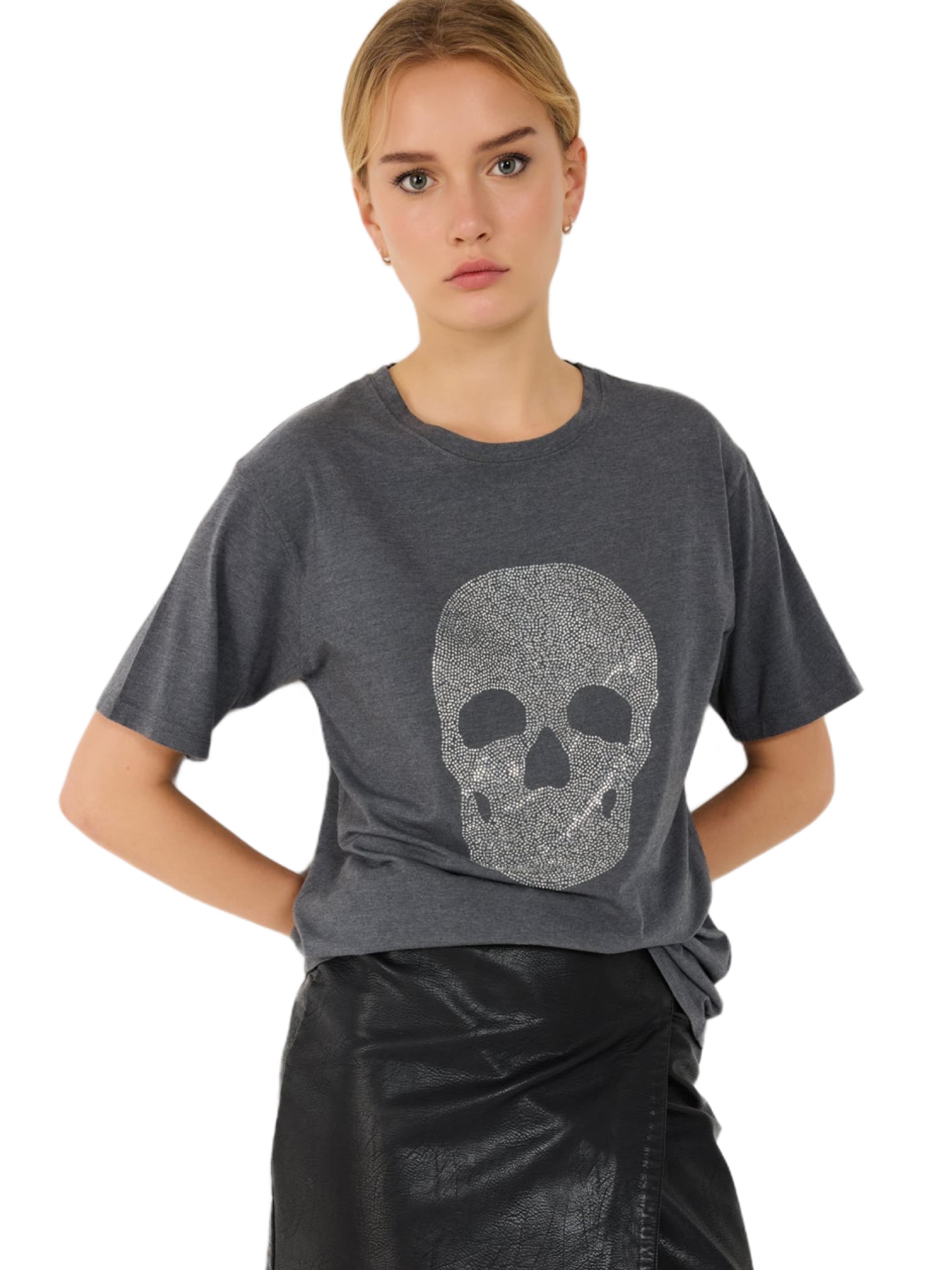 

No Matter What Футболка в темно-сером цвете