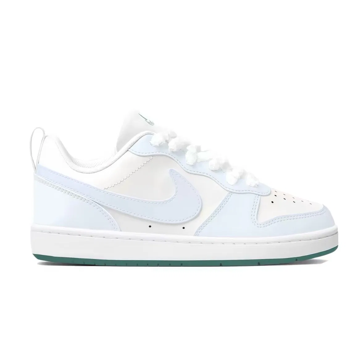 Кроссовки скейтбординг Nike Court Borough Kids Light Ice Blue — фото 3