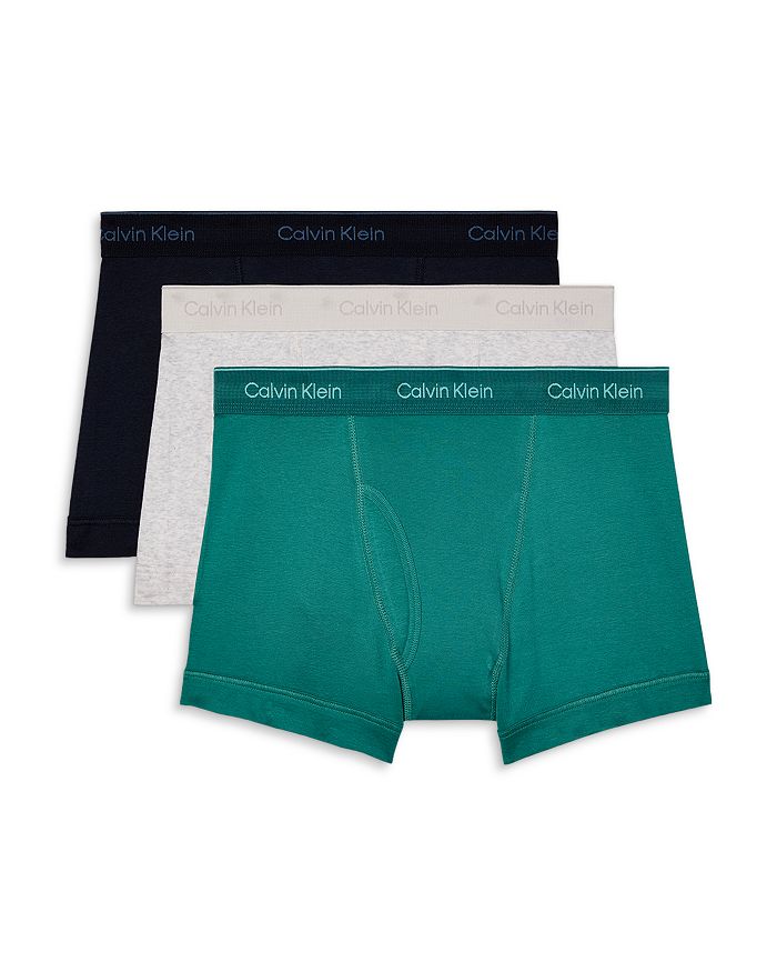 

Хлопковые боксеры - набор из 3 штук Calvin Klein, мультиколор