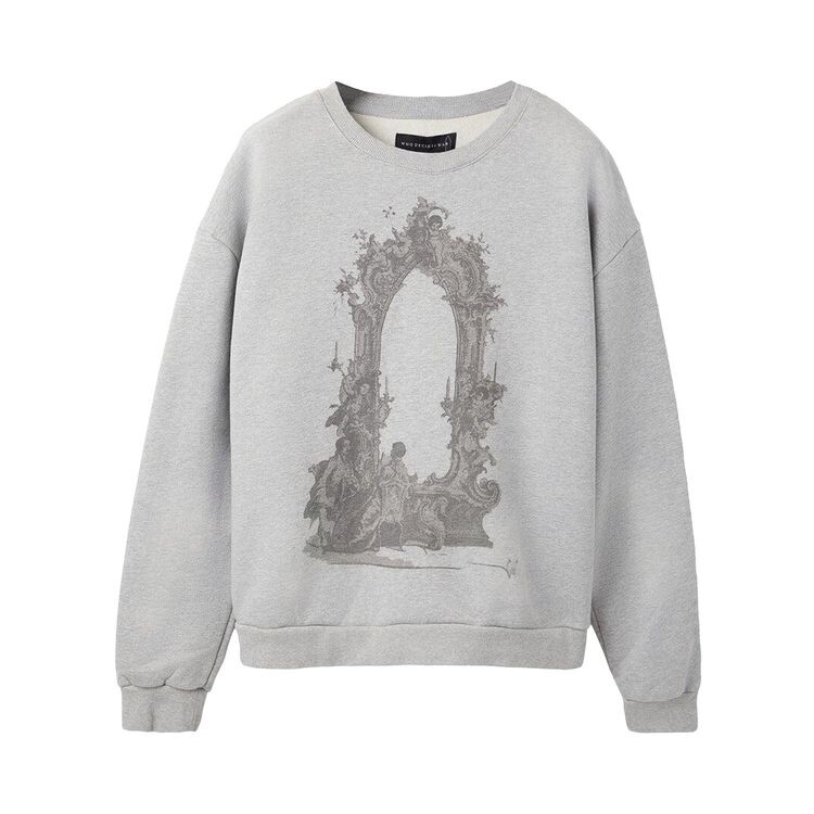 

Пуловер Who Decides War ARC Mirror Pullover Vintage Grey, серый