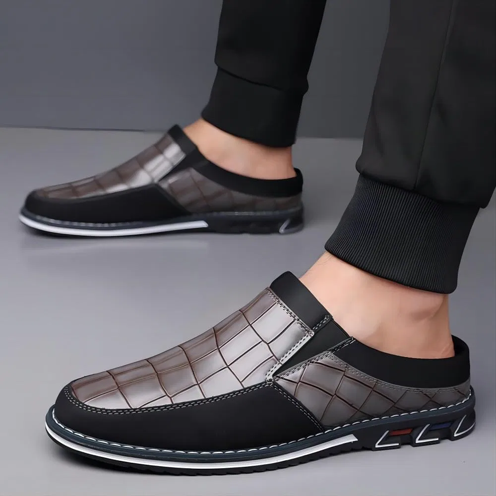 Лоферы кожаные Loafers, Light Brown Asifn — фото 3