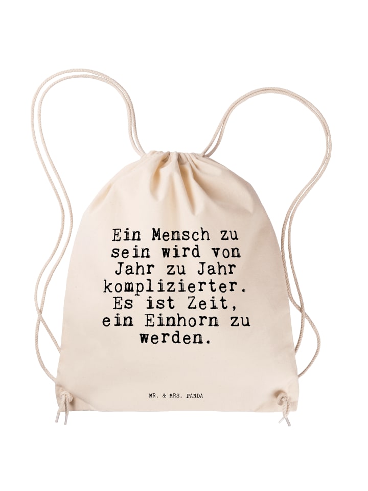 

Рюкзак для отдыха. Быть человеком... с поговоркой в кремовых тонах. Mr. & Mrs. Panda