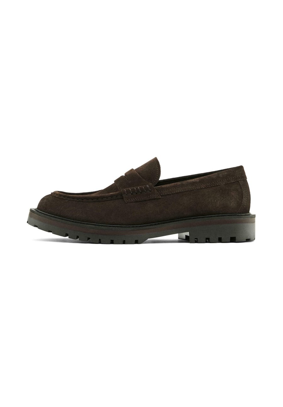 

Лоферы Massimo Dutti TRACK PENNY LOAFERS, Dark Brown