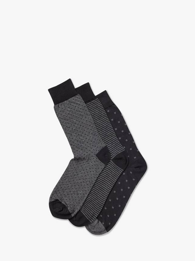 

Носки из богатого хлопка Charles Tyrwhitt, цвет Black/Grey