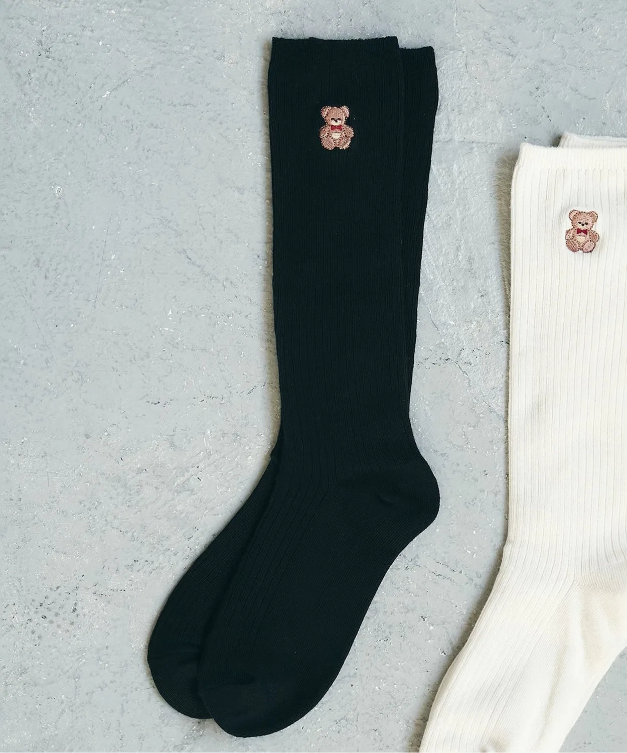 Носки форменные tiny bear, бренд apres les cours, черные