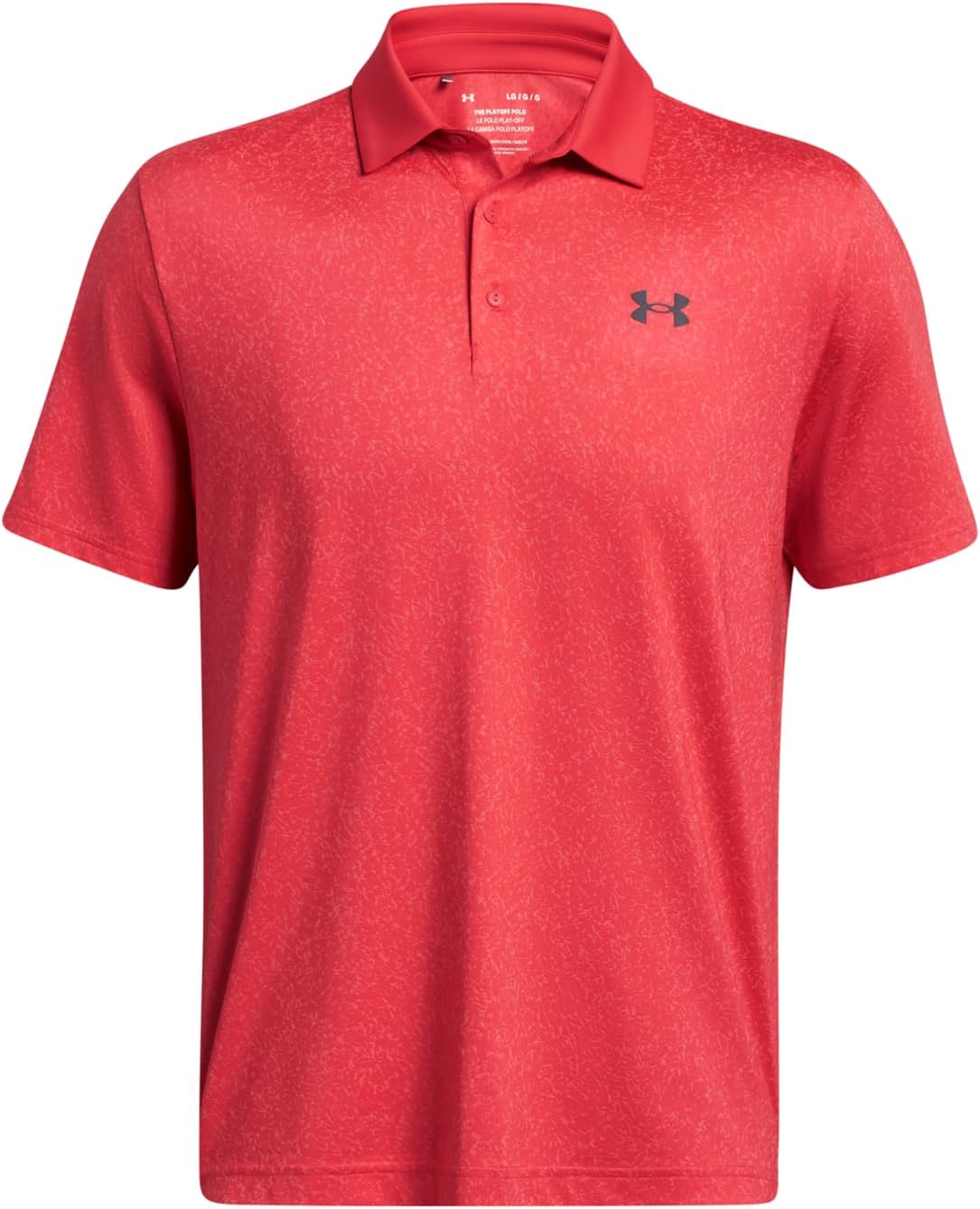 

Under Armour Playoff 3.0 Coral Jacquard мужская поло для гольфа, Red