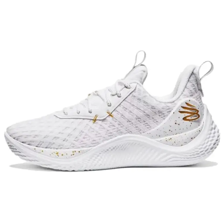 

Баскетбольные кроссовки Curry Flow 10 унисекс с низким верхом белого цвета Under Armour