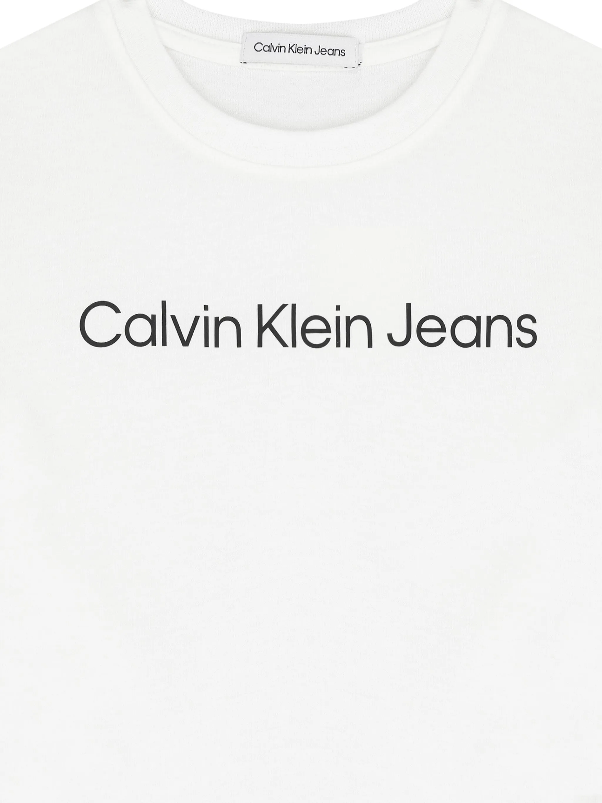 Футболка с логотипом Calvin Klein Kids, серый — фото 3