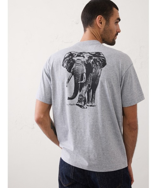 

BANANA REPUBLIC FACTORY STORE Футболка с графическим принтом, Banana Republic, серый