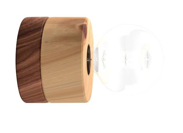 

Настенный светильник ALMUT von Wildheim aus Zirben und Walnussholz цвет zirbentöne und walnusstöne